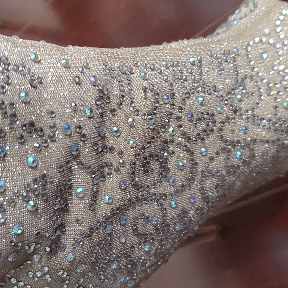 Lauren Lorraine glitter booties size 6.5 - Picture 10 of 11